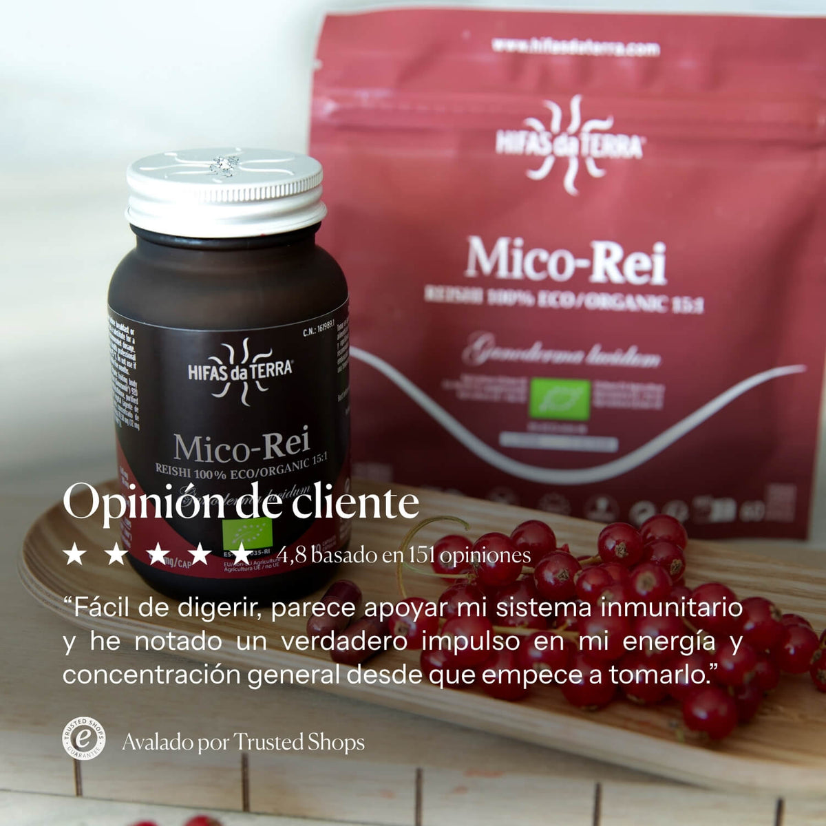 Mico Rei (Reishi extract) capsules