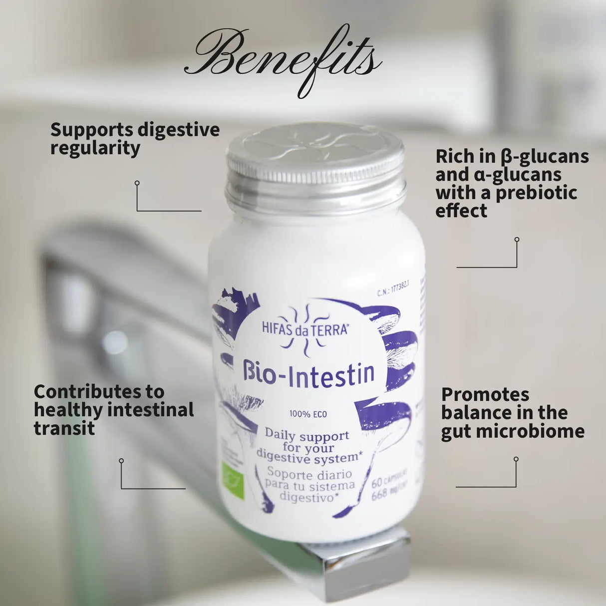 Bio Intestin (Shiitake, Oyster, Lion’s Mane) capsules
