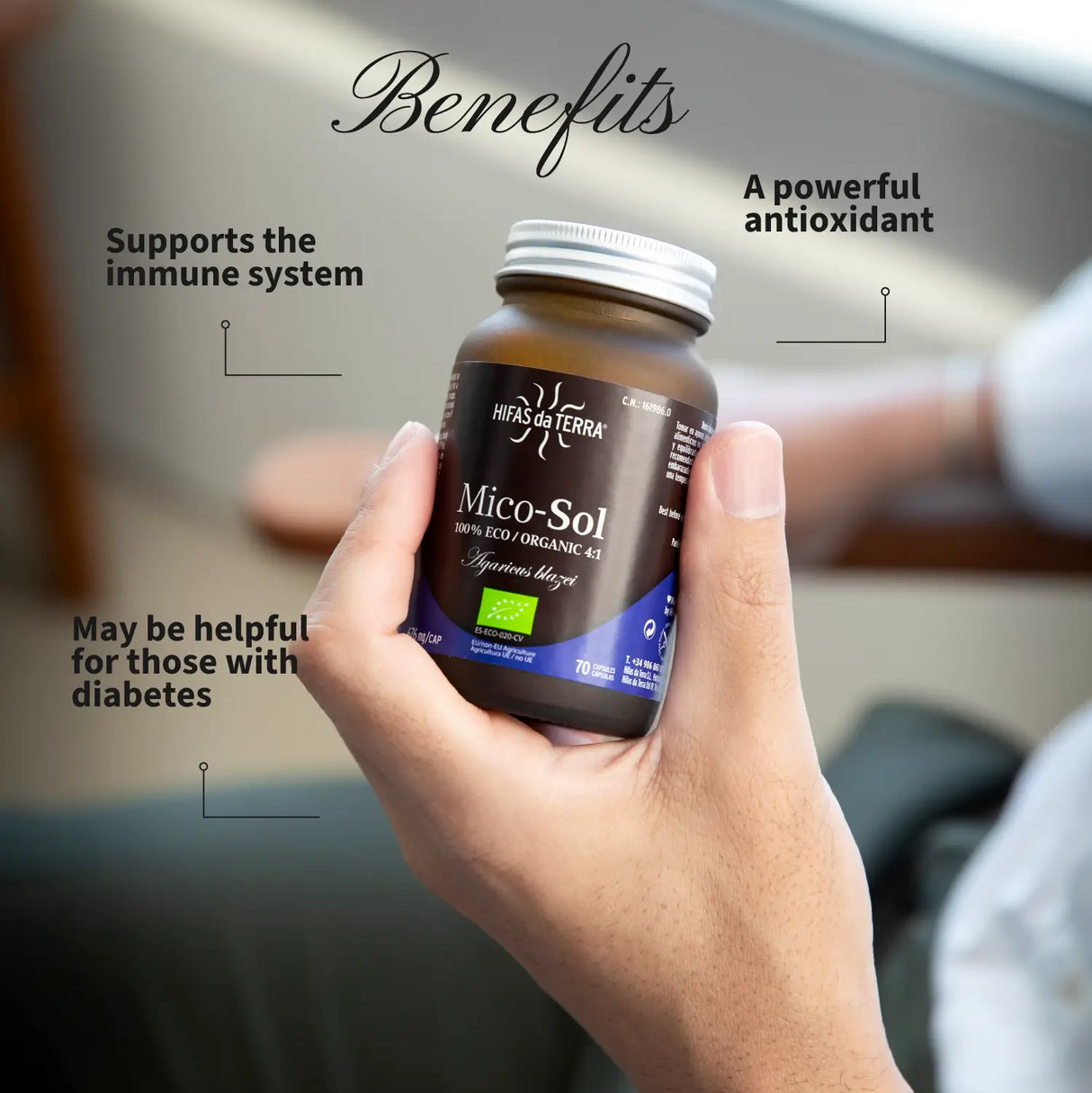 Mico Sol (Agaricus blazei) extract capsules