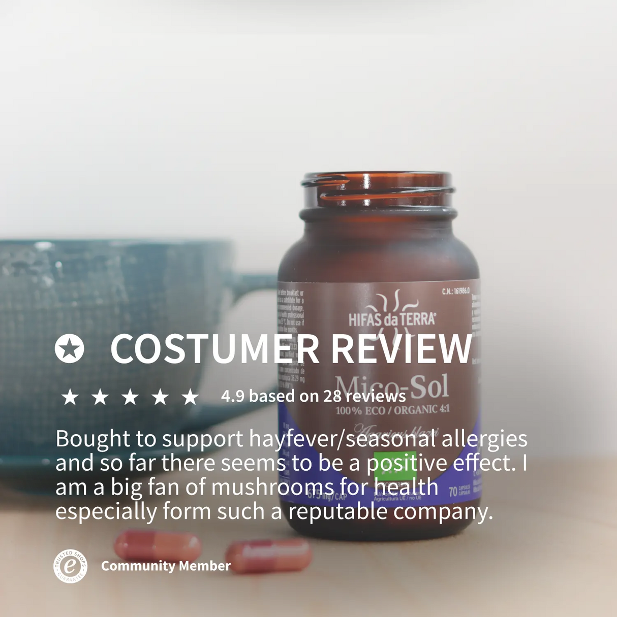 Mico Sol (Agaricus blazei) extract capsules