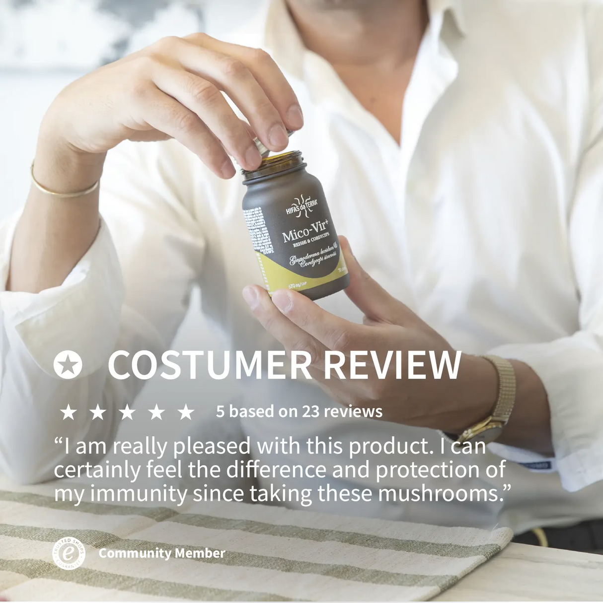 Mico Vir+ (Reishi and Cordyceps Extract) Capsules