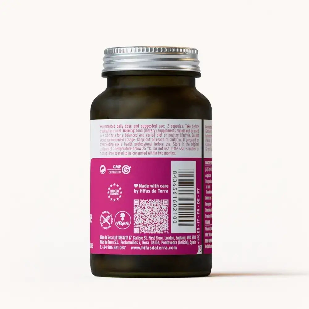 Hifas-Menopause (Reishi, Cordyceps, Lion's Mane, Ashwaghandha KSM 66 and Green Tea extract) capsules