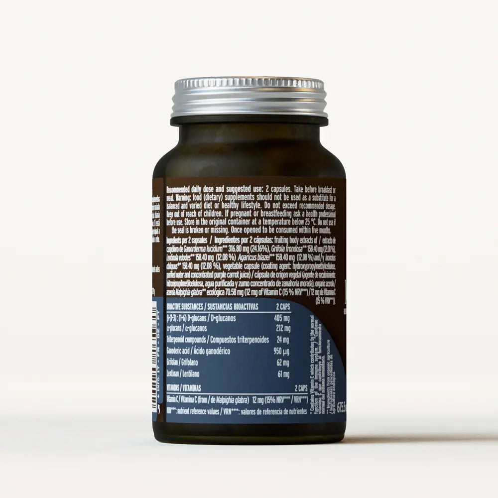 Mico Five (Chaga, Reishi, Maitake, Shiitake, Sun mushroom) Capsules