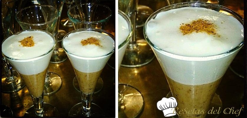 Capuchino de Shiitake