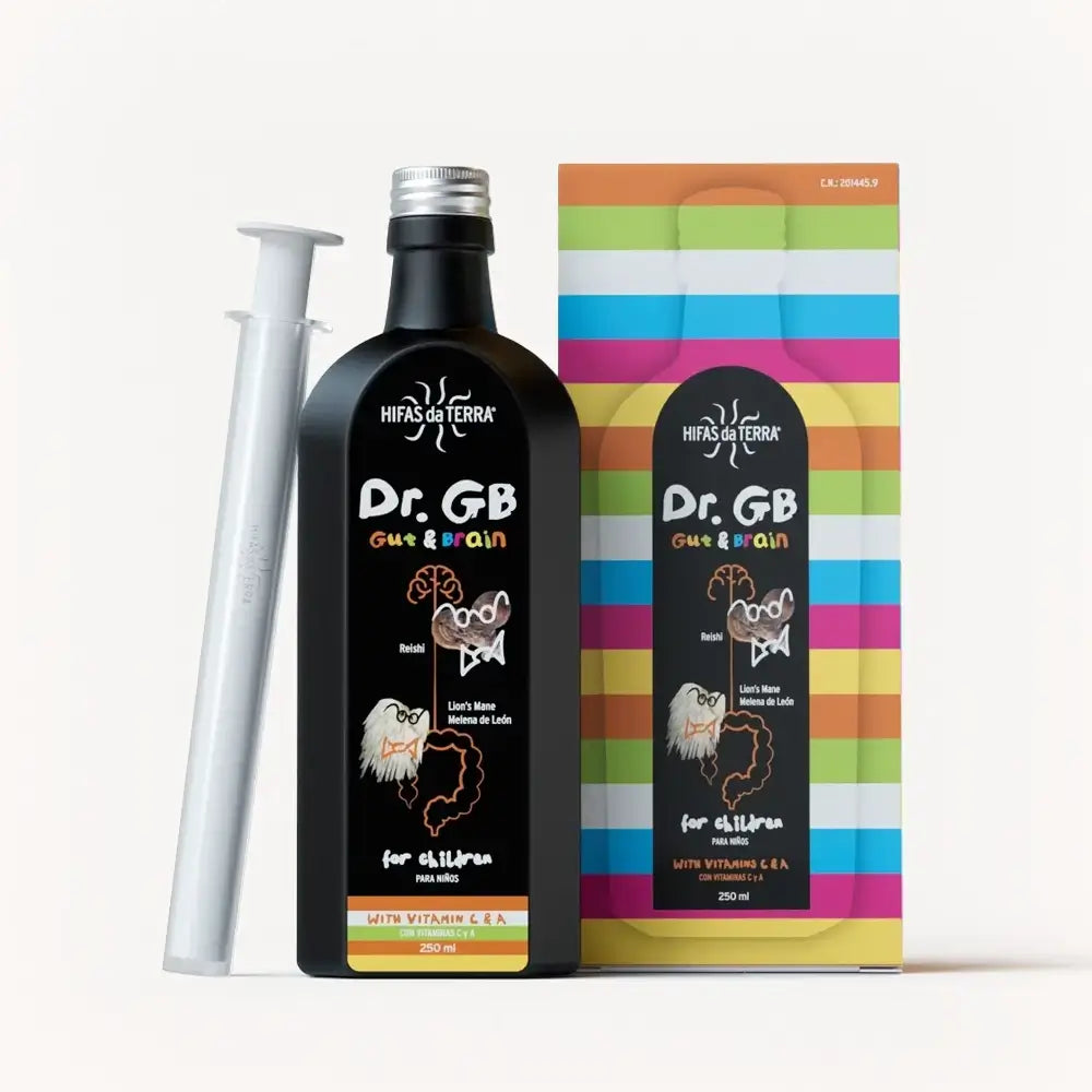 Dr. GB (Gut & Brain) Syrup with Reishi, Lion's Mane, Prebiotics, and Vitamins C and A