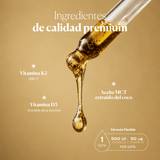 Beneficios de CocoVit D+K2: vitaminas D3 y K2 líquidas | Hifas da Terra