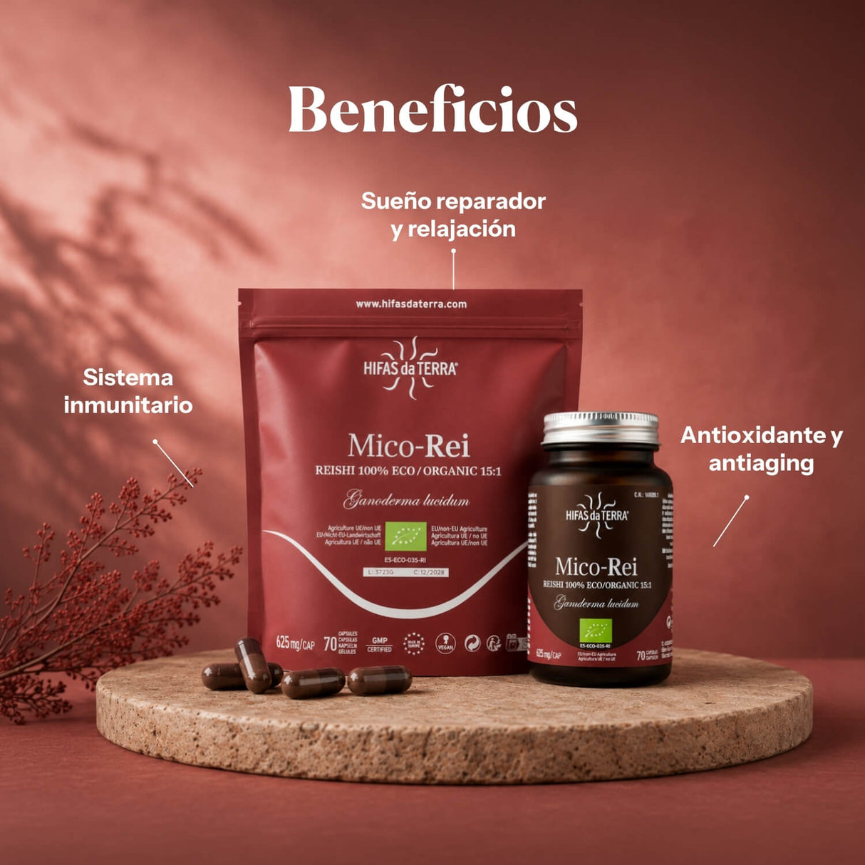 Mico Rei (Reishi extract) capsules