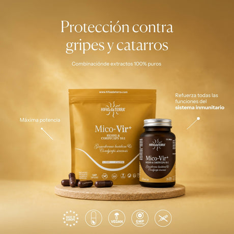 Mico Vir+ (Reishi and Cordyceps Extract) Capsules