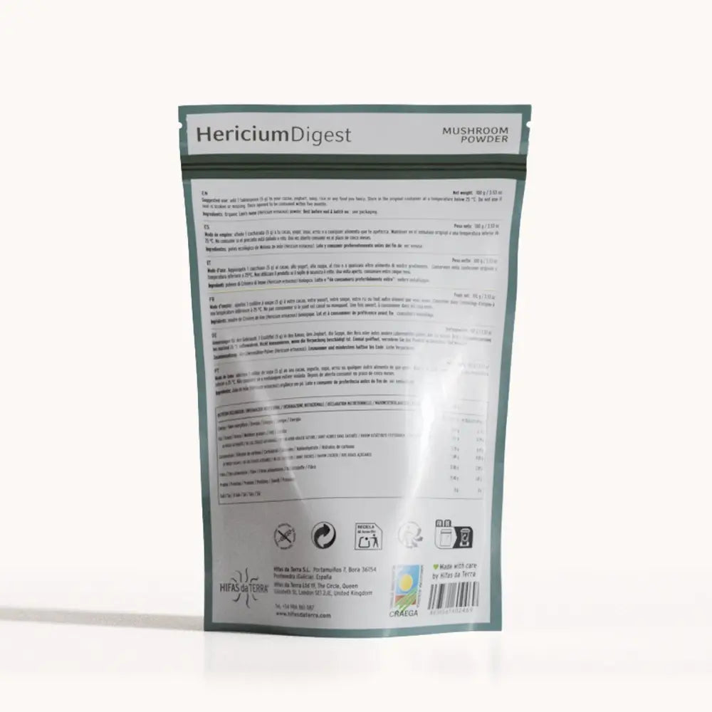 Hericium digest powder 100% Organic Lion's Mane 