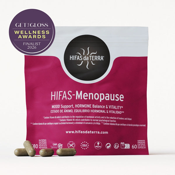 Hifas-Menopause (Reishi, Cordyceps, Lion's Mane, Ashwagandha and Green Tea extract) capsules