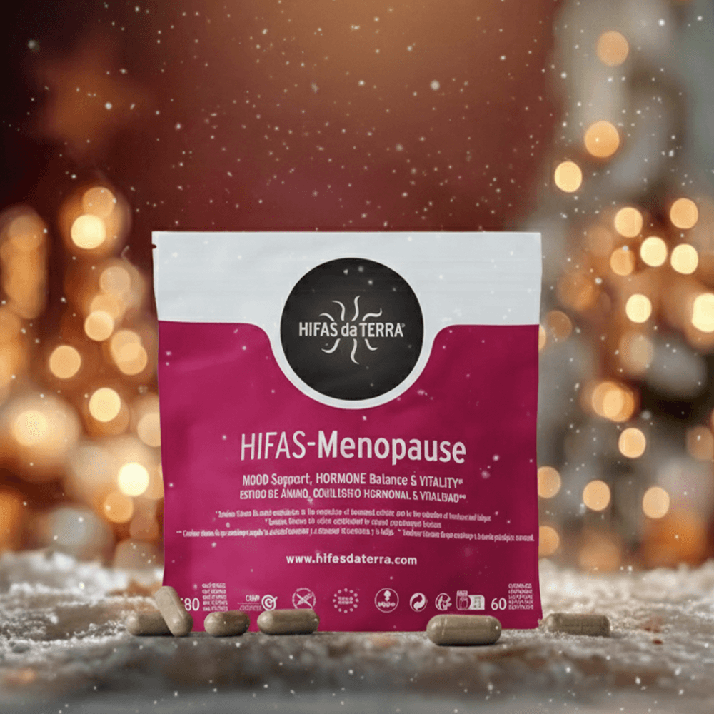 Hifas-Menopause (Reishi, Cordyceps, Lion's Mane, Ashwaghanda KSM 66 and Green Tea extract) capsules