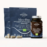 Mico-Five Pure extracts from Reishi, Shiitake, Maitake, Sun and Chaga Mushrooms