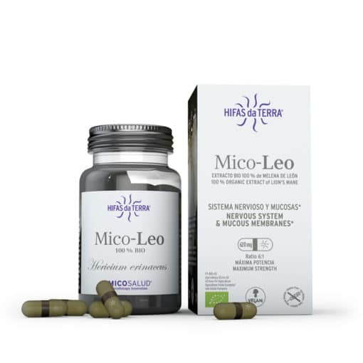 Mico-Leo Hericium erinaceus organic extract 30 capsules - Hifas da Terra